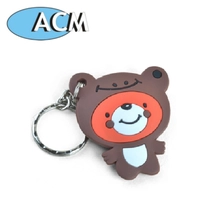 Chine Porte-clés en caoutchouc de silicone souple OEM clé tag ff animal fabricant