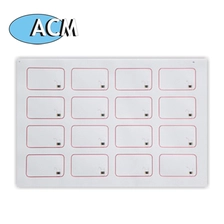 중국 RFID PVC 카드 속지 4 * 4 장 제조업체