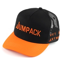 China 3d embroidery two color trucker caps mesh hats manufacturer