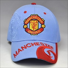 China 6 panel baseball cap blue manufacturer