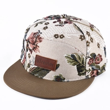 China 6 Panel Snapback Cap, benutzerdefinierte flache Rechnung Snapback Cap Hersteller