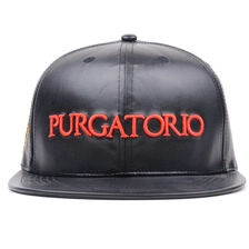 China Tampão de Snapback de couro feito sob encomenda / chapéu fabricante