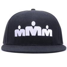 China Custom Various Logos on Hip Pop Snapback Cap manufacturer