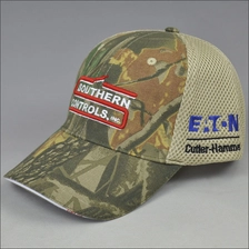 China Aangepaste camo mesh trucker cap fabrikant