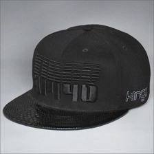 China Fashionable leather brim snapback hat manufacturer