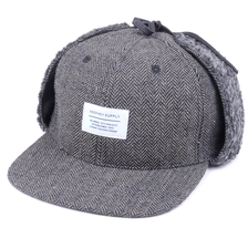 porcelana Gorras Snapback de lana gris personalizado fábrica fabricante