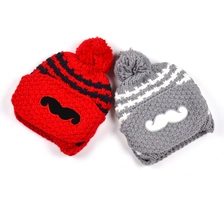 Cina Cappelli Jacquard Knit Pom Beanie produttore