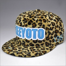 China Leopard angustiado chapéu conta snapback fabricante