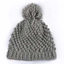 China beanie hoed met paardenstaart gat, muts muts patroon rondbreinaalden fabrikant