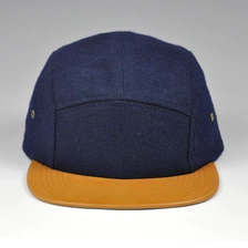 porcelana espacio en blanco 5 sombreros del panel snapback China, compañía del sombrero de encargo del panel 5 fabricante