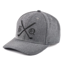 Chine casquette de baseball de sports de lin de coton de broderie 3d faite sur commande fabricant