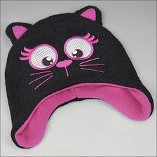 China cute baby knitting hat and scarf manufacturer