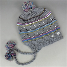 Κίνα χαριτωμένο μωρό βελονάκι beanie καπέλο με πλεξούδα κατασκευαστής
