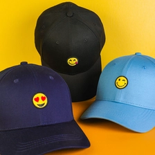 Китай смайлик с вышивкой и логотипом из хлопка производителя