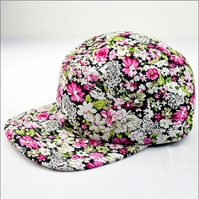 China fashion floral/colorful/multi-color snapback hats manufacturer
