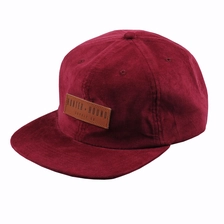 Cina fornitore di tappi hip hop Cina, cappuccio snapback in pelle scamosciata produttore