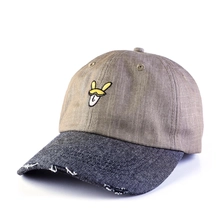 Cina cappellini da baseball in denim tinta unita con logo vfa ricamato produttore