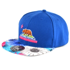 porcelana Bordado de ala impresa acrílico snapback caps personalizado en venta fabricante