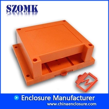 China 115x90x40mm Orange ABS Plastic Din Rail Enclosure from SZOMK/AK-P-03b manufacturer