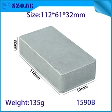 China 1590B 112*61*32mm Aluminum Metal Stomp Box Case Enclosure Guitar Effect Pedal manufacturer