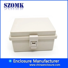 China 160 * 140 * 85mm SZOMK Wasserdichte Elektronik Projekt Kunststoff Box Instrument Gehäuse Scharnier Box Ausrüstung Gehäuse Fall / AK-01-35 Hersteller