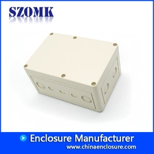 China 180 * 125 * 90mm SZOMK ABS Kunststoffgehäuse Wasserdichte Kunststoff Projekt Box Elektronische Fall Für PCB Design Anschlussdose / AK-01-10 Hersteller