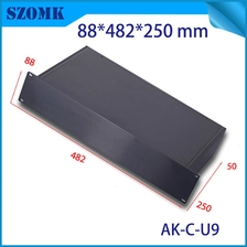 China 19 inch 2U rack aluminum cabinet for industrial use to put the PCB design and electronics manufacturer