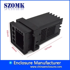 China 48 * 48 * 107mm SZOMK Din Schiene Kunststoff Gehäuse Schrank Instrument Fall Box Schwarz Kunststoff Elektronik Gerät Junction Box / AK-DG-06 Hersteller
