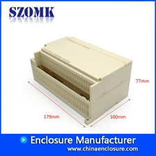 Cina AK-P-14 din rail enclosures with connectors and terminal block the control housing enclosur din 179x100x77mm produttore