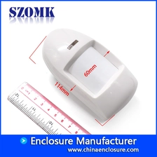 Cina China high quality wireless 114X60X44mm wireless motion human infrared sensor detector enclosure/AK-R-148 produttore