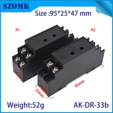 China ABS plastic housing for distributor rail housing AK-DR-33B manufacturer