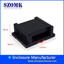 China Hochwertiges ABS-Kunststoff-DIN-Schienengehäuse von SZOMK / AK-P-01 / 115x90x40mm Hersteller