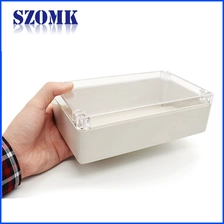 China IP65 Plastik-ABS-wasserdichte Einschließung elektronische Instrument-Gehäusekasten-Kasten / 200 * 120 * 60mm / AK-B-FT23 Hersteller
