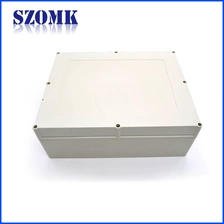 China IP65 an der Wand befestigte Plastik ABS wasserdichte Shell hellgraues elektronisches PWB-Technikkasten / 340 * 270 * 120mm / AK-B-K29-1 Hersteller