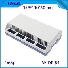 중국 플라스틱 DIN 레일 인클로저 AK-DR-84 FLAME UL-94-V0 제조업체