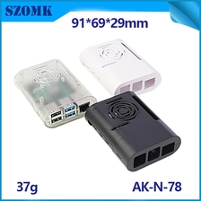 China Raspberry X825 PI 4 Modell B-Gehäuse mit Fan-Argon A als Desktop-PC-LCD-Bildschirm-Kühlkörper-HDD-Gehäuse Einzelbrett-Computer AK-RS-13 Hersteller