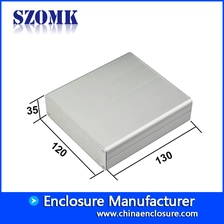 China SZOMK 35x120x120 good quality metal pure aluminum electrical box AK-C-C44 manufacturer