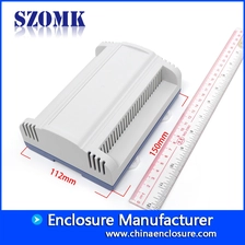 China SZOMK plastic din rail enclosure industrial control box/AK-DR-57/150*112*56mm manufacturer