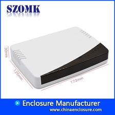중국 전자 제품 sozmk wifi 울안 AK-NW-12 173 * 125 * 30mm를위한 플라스틱 주거 형 제조자 제조업체