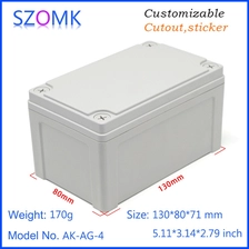 China Wholesale abs plastic IP66 waterproof box electrical enclosure for AK-AG-04 130*80*71mm manufacturer