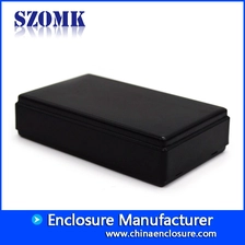 China Schwarze Farbe für heraus lassen Plastikeinschließungen für Elektronik Plastikkartenleserkasten abs Anschlusskastengehäuse Hersteller