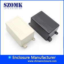 China Schwarzes Kunststoffgehäuse für Stromversorgung 70 * 45 * 36 mm 2.76 * 1.77 * 1.41 Zoll elektrisches Gehäuse Hersteller