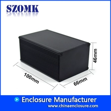 China Kundenspezifische Aluminium-Extrusions-Gehäuse, kundenspezifische Aluminium-Extrusionsbox, kundenspezifische Aluminium-Extrusion AK-C-B63a Hersteller