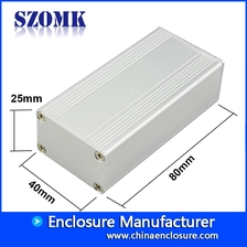 Cina Custodia rigida in alluminio personalizzata per pcb AK-C-C16 25 * 40 * 80mm produttore