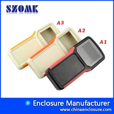 China electronics handheld plastic junction box with 5 AA battery holder AK-H-32 manufacturer