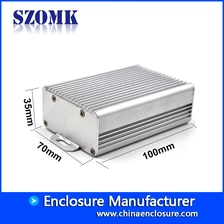 China China extruded aluminium 35X70X100mm electronic power distribution enclosure supply/AK-C-B62 manufacturer
