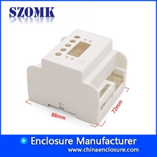porcelana guangdong factory plastic din rail electronic junction enclosure fire monitoring box size 88*72*63 fabricante