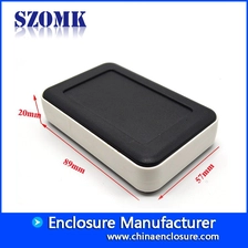 Cina vendita calda szomk abs palmare enclosure scatola di giunzione progetto fai da te scatola elettronica custodia Saldi scatole produttore