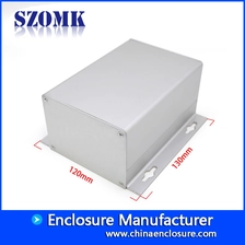 Китай new design instrument aluminum profile enclosure metal junction box size 130*120*65mm производителя