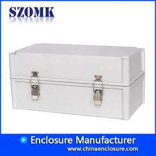 China szomk IP65 hinged plastic enclosure box for electronics junction box abs waterproof project box for circuit board 460*350*165mm AK-02-23-JK plastic weatherproof electronics housing box manufacturer